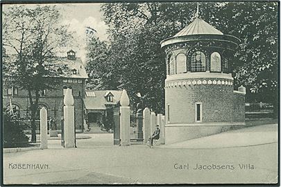 Carl Jacobsens villa i København. Stenders no. 6577.