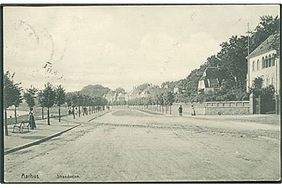 Strandvejen i Aarhus. H. B. u/no. 