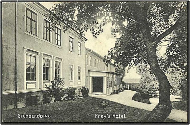Frey's Hotel i Stubbekøbing. G. Bruun u/no.