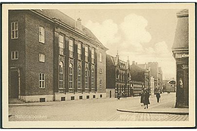 Nationalbanken i Jernbanegade i Kolding. Stenders, Kolding no. 97.