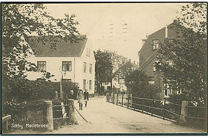 Møllebroen i Sæby. Stenders no. 57475.