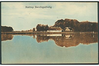 Maltrup Skovfogedbolig. Thaaning Steffensens Boghandel u/no. 