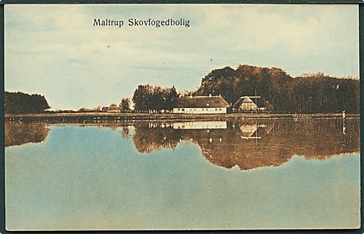 Maltrup Skovfogedbolig. Thaaning Steffensens Boghandel u/no. 