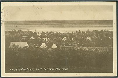 Lejerpladsen ved Greve Strand. U/no. 