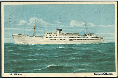 S/S Patricia. Swedish Lloyd. U/no. 