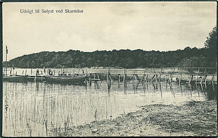 Udsigt til Sølyst ved Skarridsø. Hagbarth Søvndal Petersen u/no. 