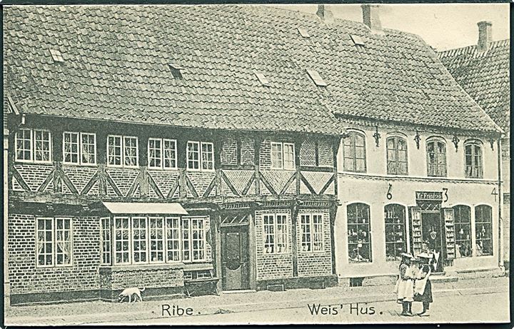 Weis hus i Ribe. H. Bentzons Forlag u/no. 