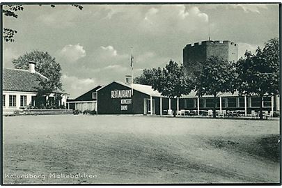 Møllebakken i Kalundborg med Restaurant Koncert Dans. Stenders, Kalundborg no. 153 K. 