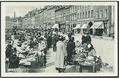 Torvedag ved Gammelstrand i København. Stenders, Kjøbenhavn no. 227.