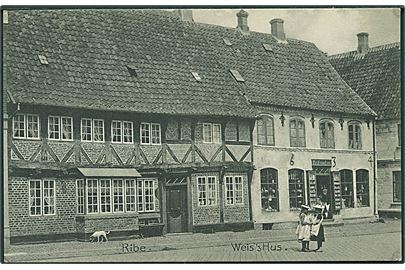 Weis's Hus i Ribe. Stenders no. 1890.