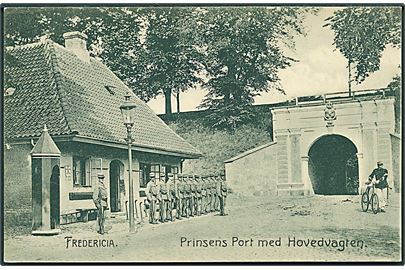 Prinsens Port med Hovedvagten i Fredericia. U/no.