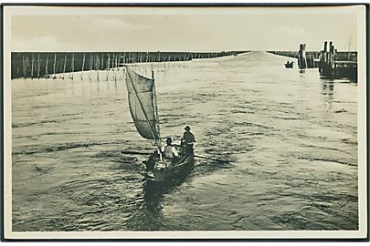 Højer Kanal. Fot. Boghandler A. Martinsen u/no. Fotokort.