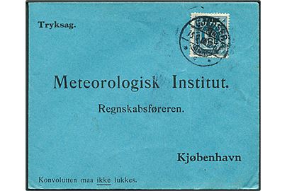 7/4 øre Provisorium på tryksag fra Gjedser d. 15.9.1926 til Meteorologisk Institut, Kjøbenhavn.