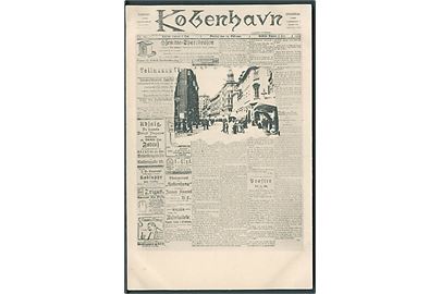 Købh., Avishilsen “København” med parti fra Købmagergade. No. 2422. Kvalitet 9