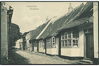 Schlossstrasse i Tønder. J. A, Bödewadt no. 08 58309.