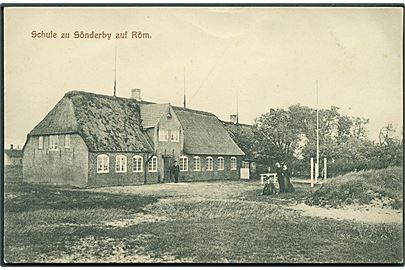 Schule zu Söderby auf Röm (Rømø). Wilh. Clausen u/no. 