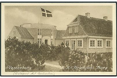 K. K.'s Feriekoloni Vesterborg, Thorø. Plums Boghandel u/no. 