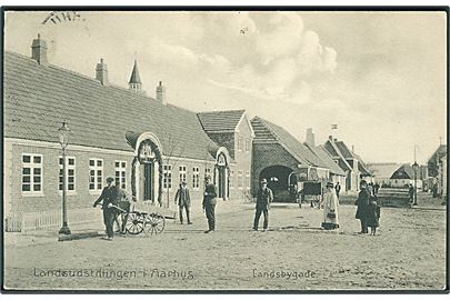 Landsudstillingen i Aarhus 1909. Landsbygade. Stenders no. 18412. 