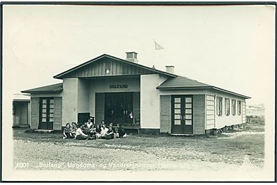 Solfang, Ungdoms og Vandrehjemmet i Henne Strand. Forte no. 1007. Fotokort. 