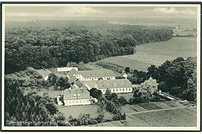 Sønderskovhjemmet Flintinge St. Stenders no. 91726. Luftfoto, Sylvest Jensen. 