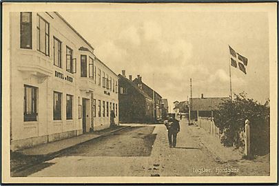 Fjordgade med Hotel Nord, Løgstør. Stenders no. 51311.