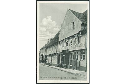 Gamle Huse paa Brødregade i Randers. Stenders, Randers no. 186.