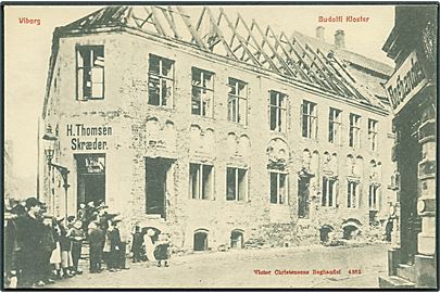 Budolfi Kloster i Viborg med H. Thomsen - Skræder. Victor Christensens Boghandel no. 4382. 