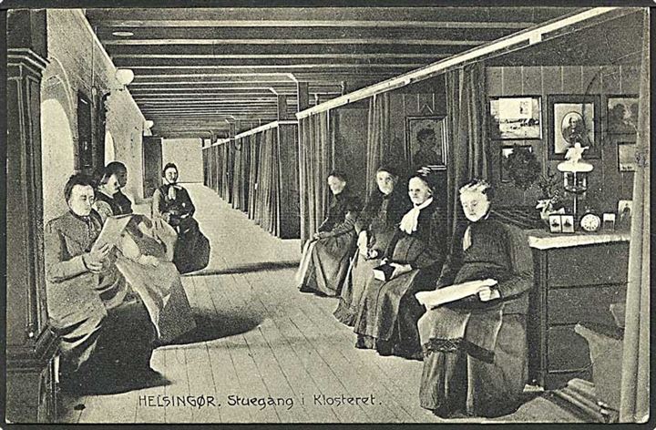 Stuegang i Helsingør Kloster. K. Nielsen no. 25440.