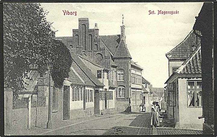 Parti fra Sct. Mogensgade i Viborg. W.K.F. no. 909.