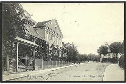 Amtmandsboligen i Randers. Stenders no. 5893.