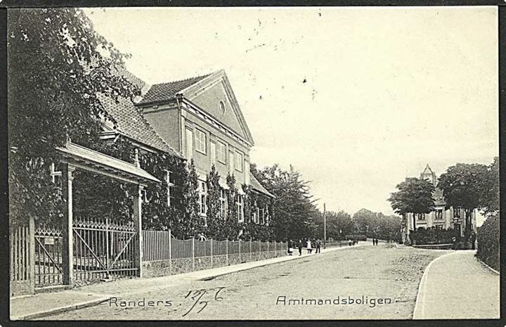 Amtmandsboligen i Randers. Stenders no. 5893.