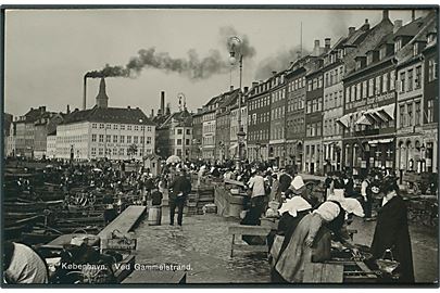 Ved Gammelstrand, København. Stenders no. 128.