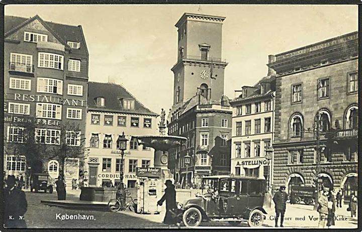 Herskabsvog på Gl. Torv i København. K.N. no. 26.