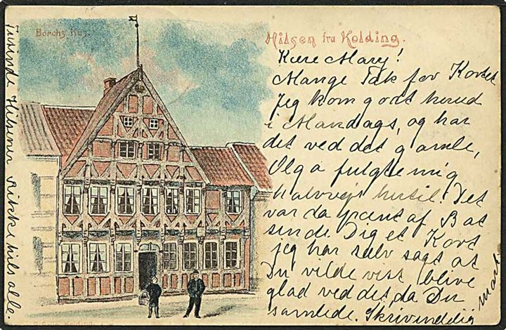 Borch Hus i Kolding. D. Grün u/no.