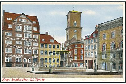 Krogs Skaldyr-Hus, Gl. Torv 10 i København. Alex Vincents no. 34804. 