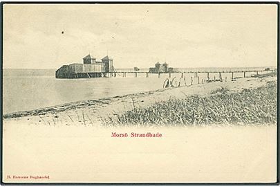 Morsö Strandbade. H. Hansens Boghandel u/no. 