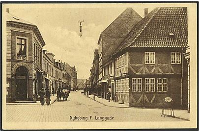 Parti fra Langgade i Nykøbing F. Stenders Nykøbing F. no. 36