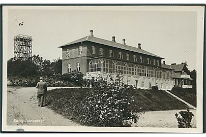 Sæby Badehotel. Stenders no. 114. Fotokort. 