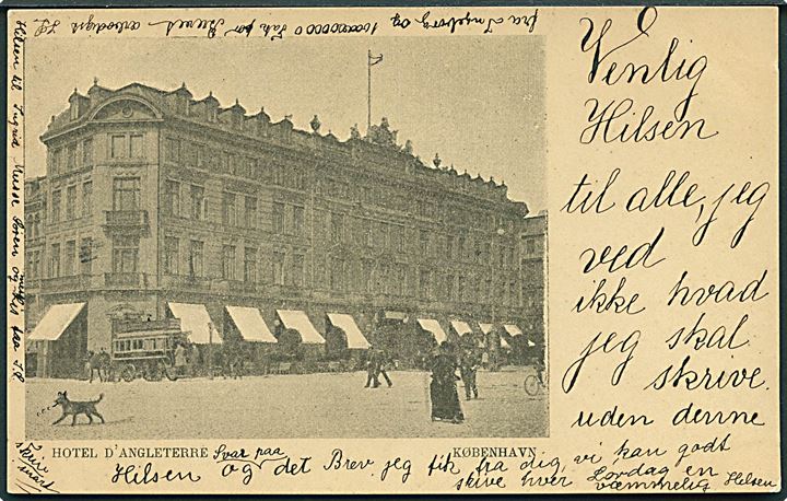 Hotel D'Angleterre i København. U/no. 