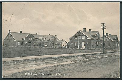 Gjørding Stations skole. L. Larsen no. 26197.