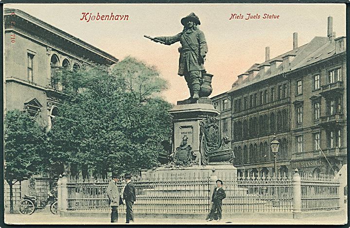 Niels Juels Statue, København. Stenders no. 710.