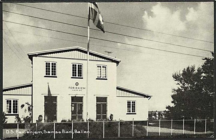 D.S. Feriehjem, Samsø Bad, Ballen. Samsø Boghandel no. 44 723/405.