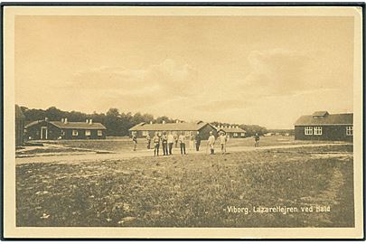 Lazaretlejren ved Hald, Viborg. Parti fra Officerslejren. Stenders, Viborg no. 4. 