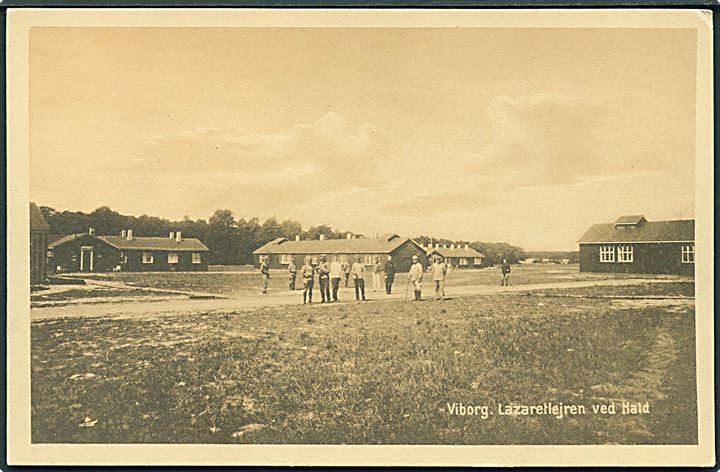 Lazaretlejren ved Hald, Viborg. Parti fra Officerslejren. Stenders, Viborg no. 4. 