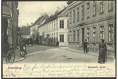 Wandalls Hotel i Svendborg. W.K.F. no. 1034.