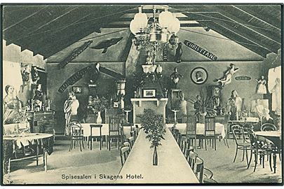 Spisesalen i Skagens Hotel. Fot. Knudstrup u/no. 