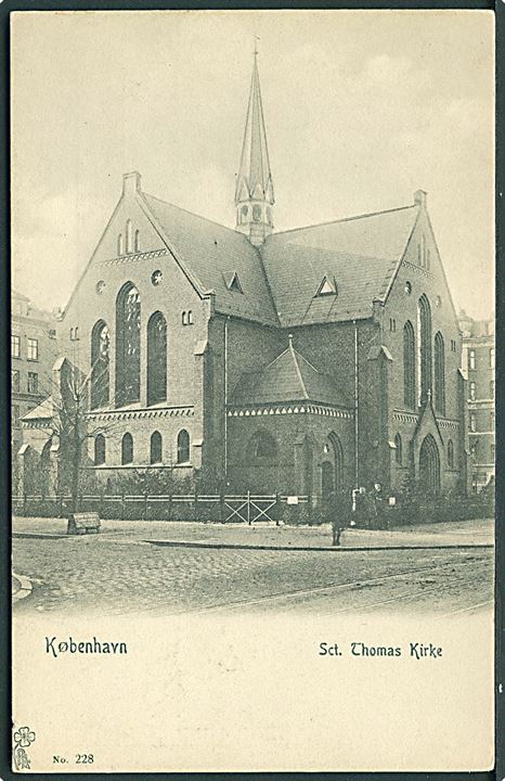 Sct. Thomas Kirke i København. Peter Alstrups no. 228. 