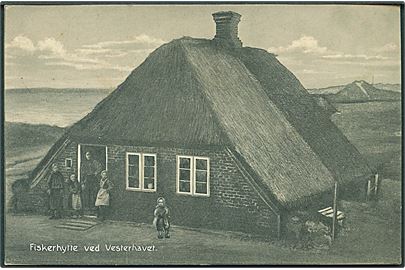 Fiskerhytte ved Vesterhavet. B. Korsgaard no. 35937. 