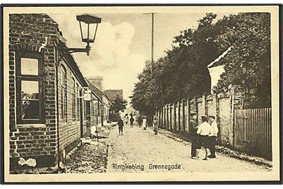 Parti fra Grønnegade i Ringkøbing. Stenders no. 8363.