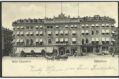 Hotel d'Angleterre i København. Ed. F. Ph. & Co. no. 4507.